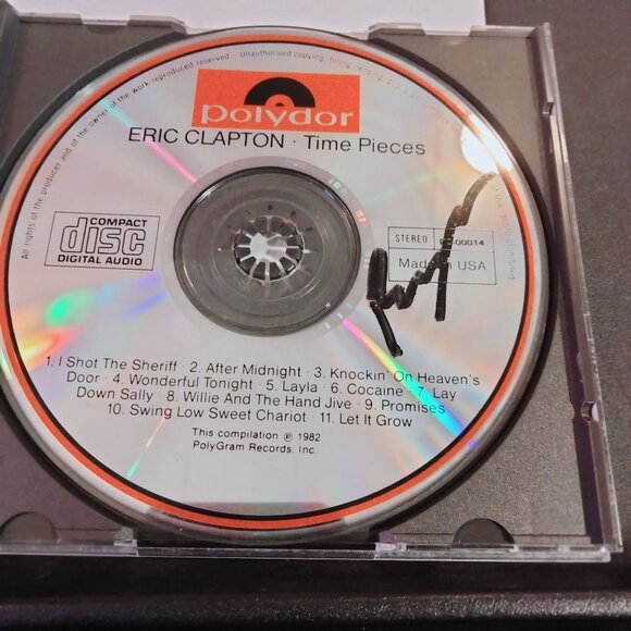 Timepieces The Best of Eric Clapton CD 1982 - Picture 4 of 5